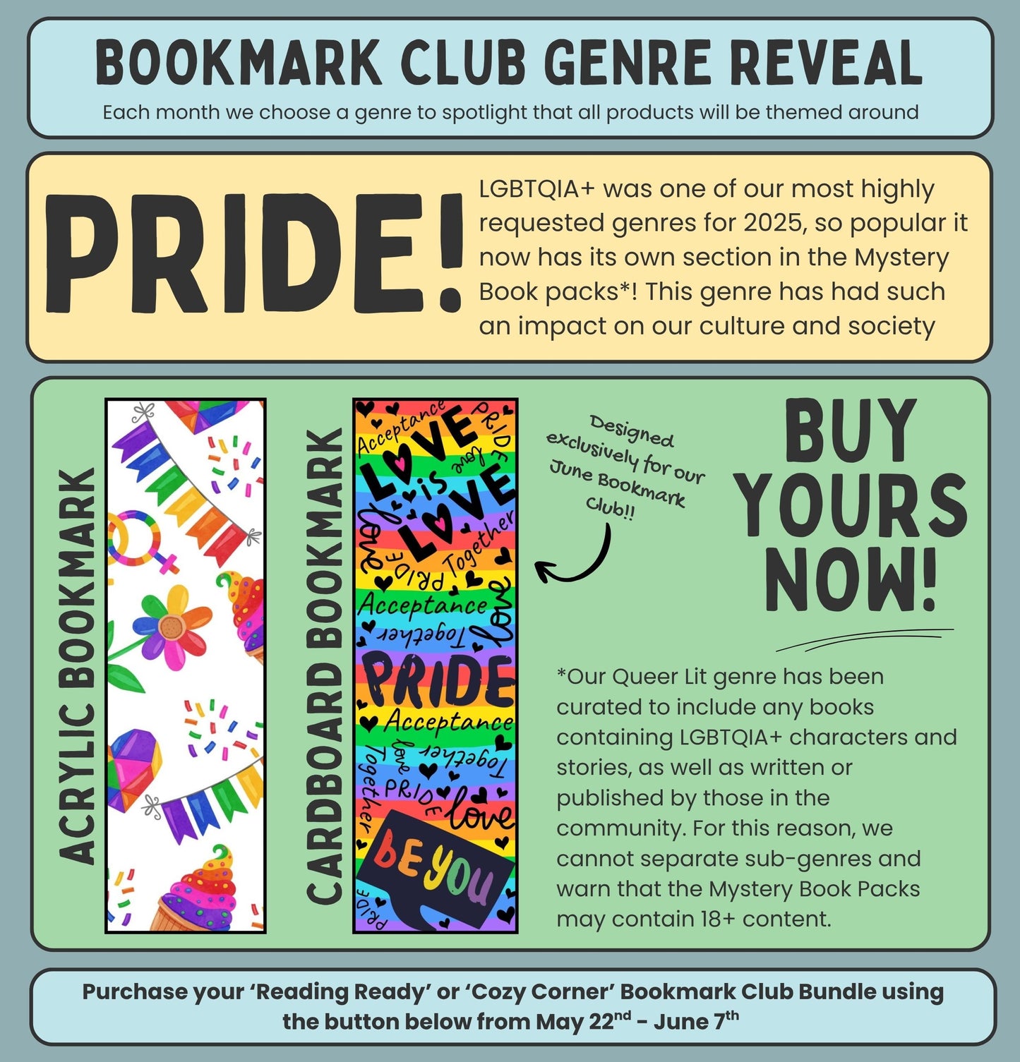"Reading Ready" Bookmark Club Bundle
